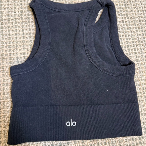 Alo Yoga Seamless Delight Bra Top – Black – Size Small - Picture 6 of 8